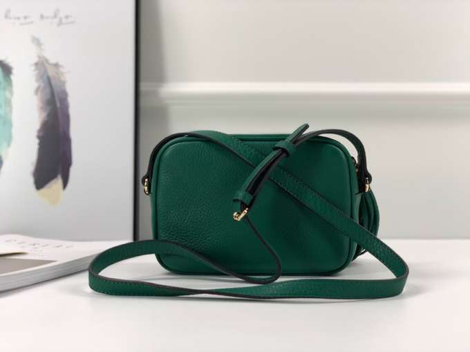 Gucci Soho small leather disco bag 308364 green - Click Image to Close